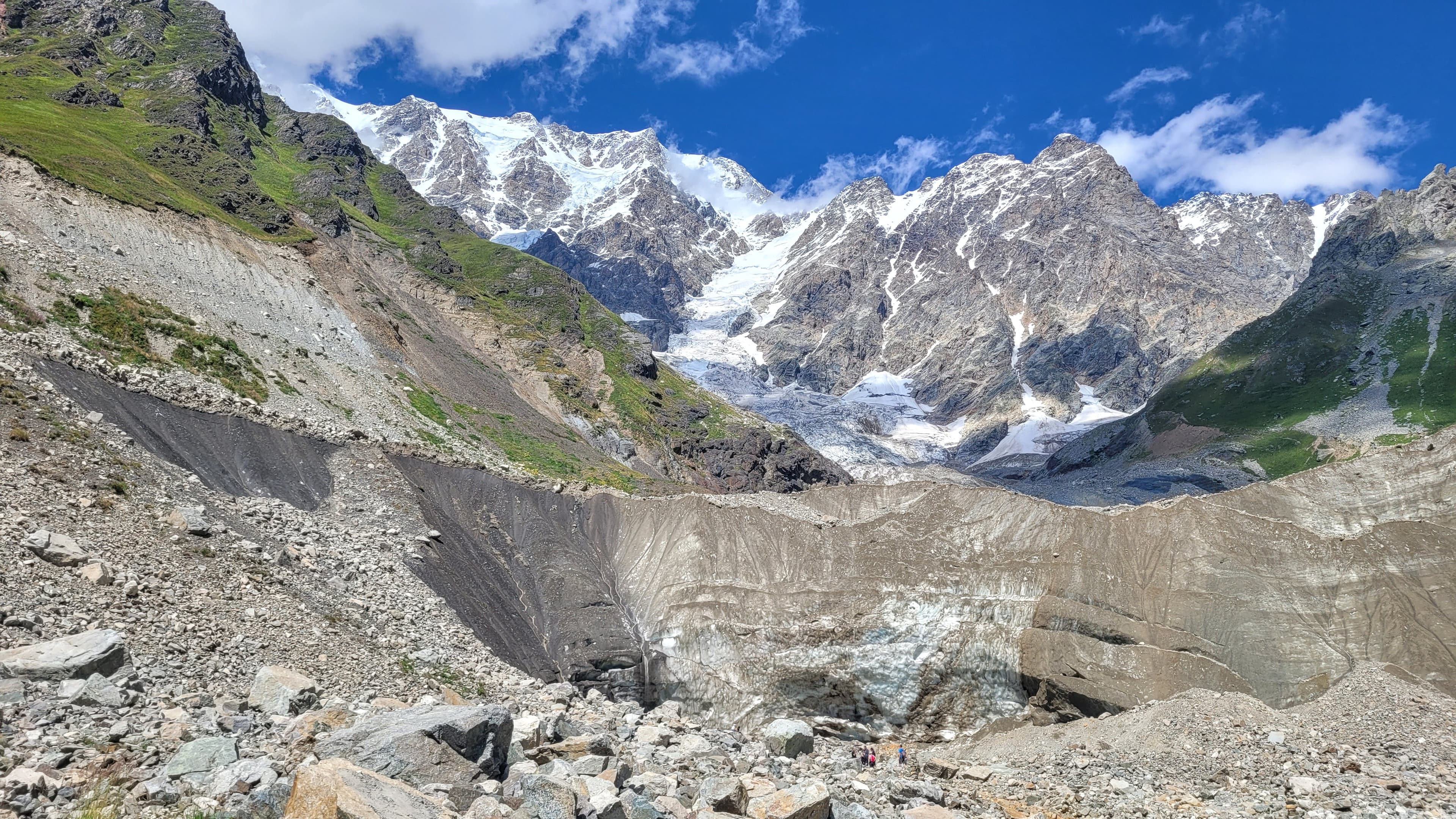 Georgien Ushguli Gletscher
