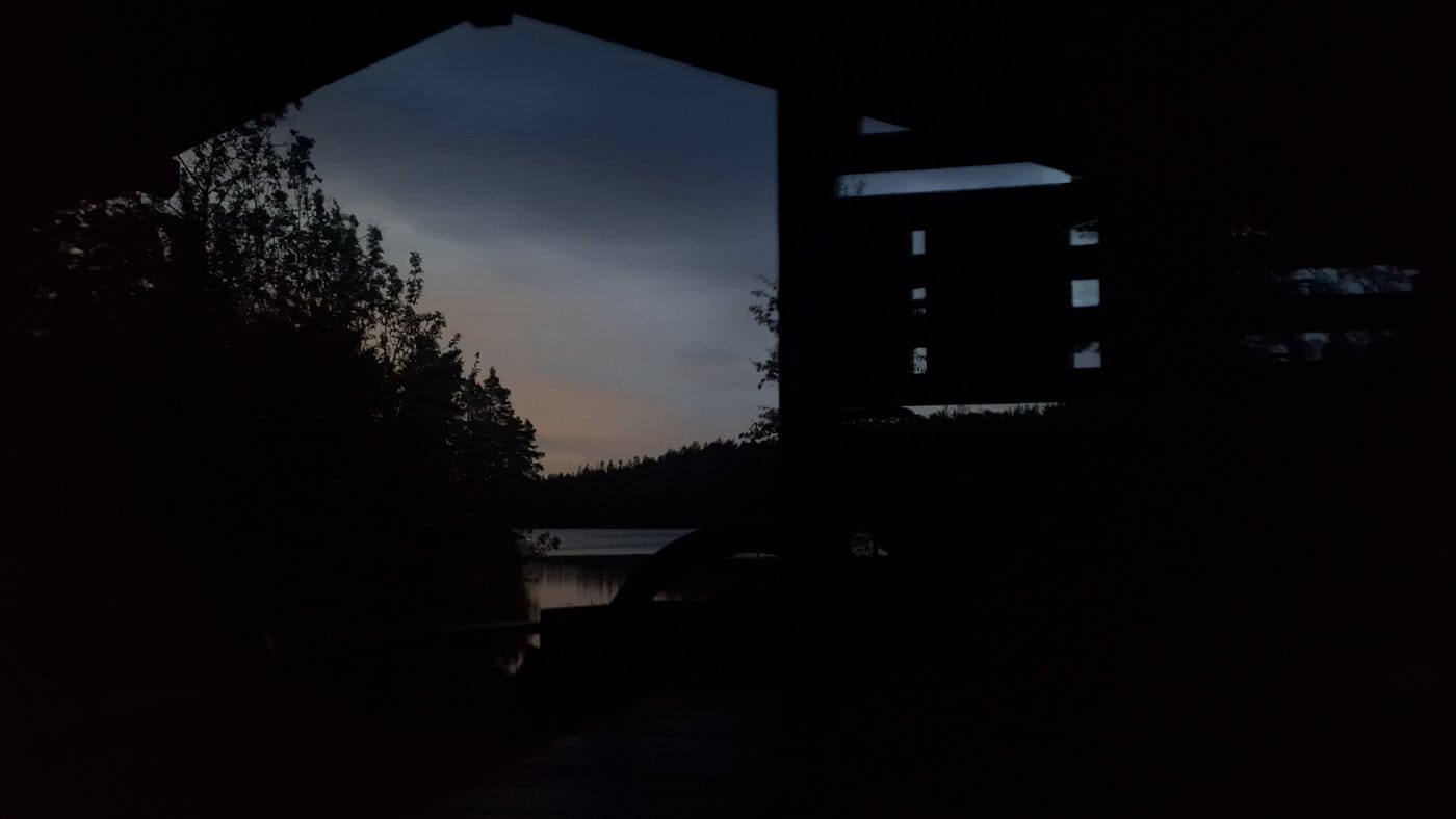 Schweden Shelter Nacht