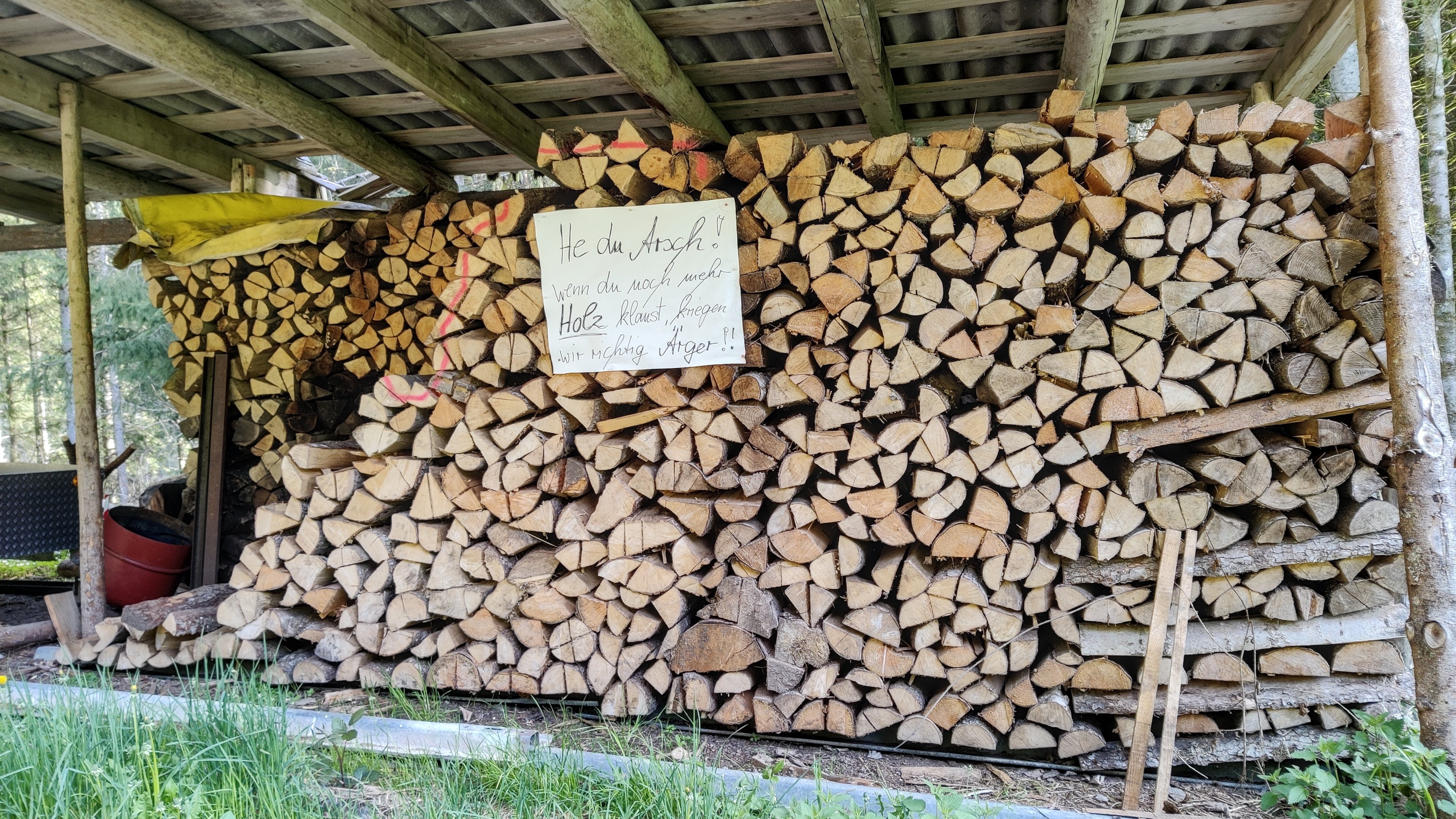 Weekend Schild