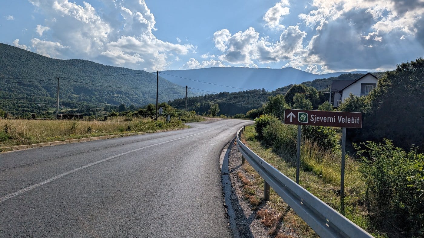 Velebit - Pass Richtung Velebit