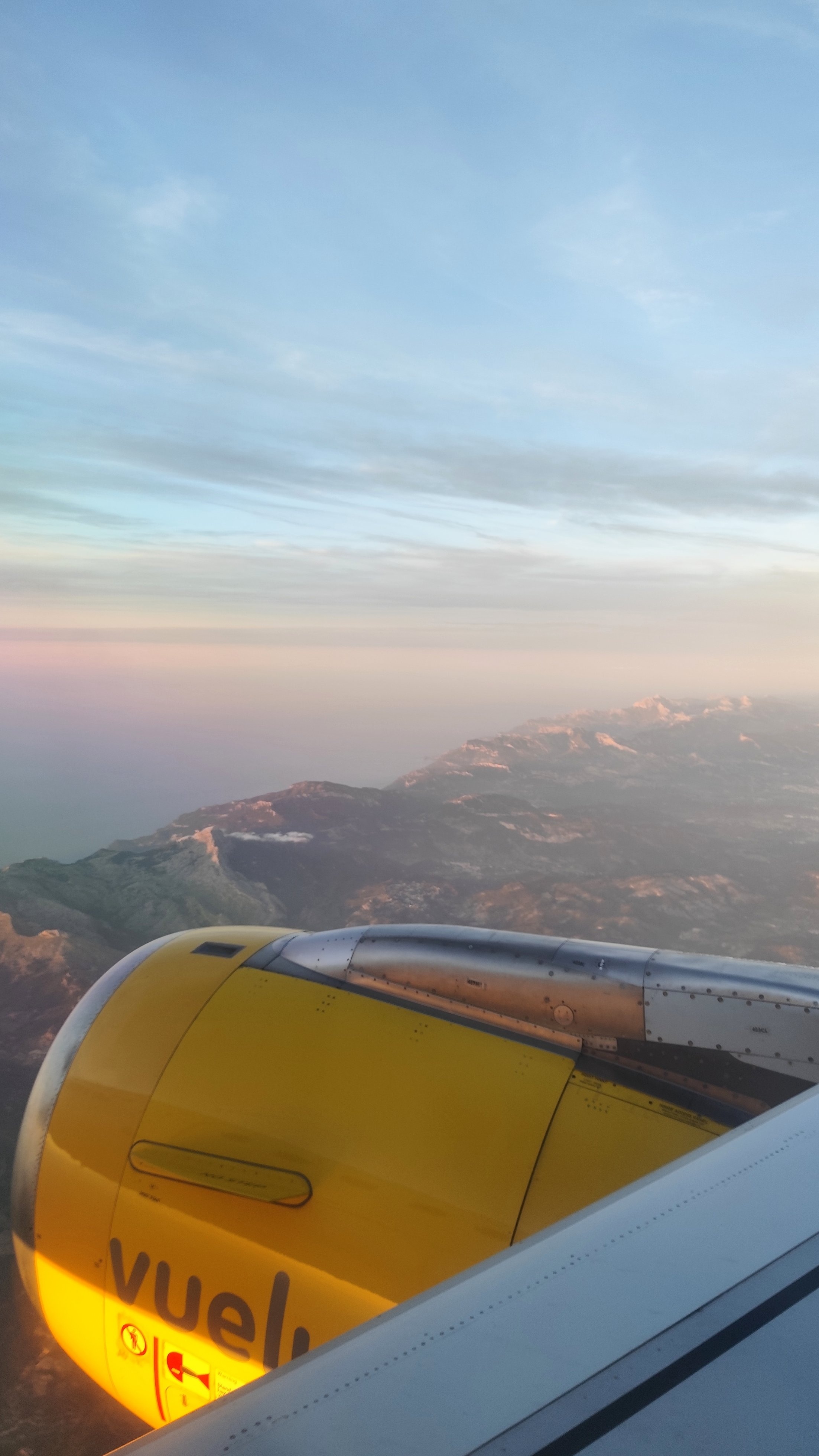 mallorca - Bergansicht nach Start bei Rückflug